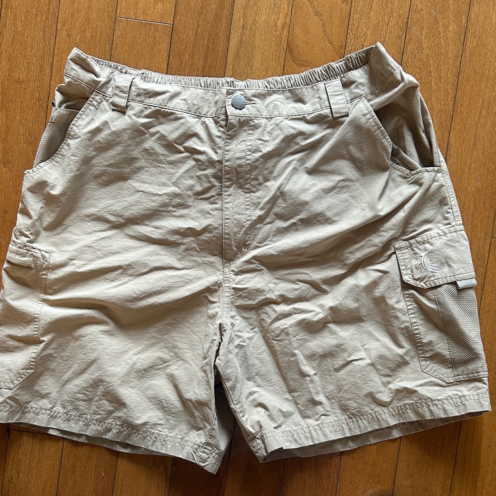 Reel Legends Tan Cargo Shorts